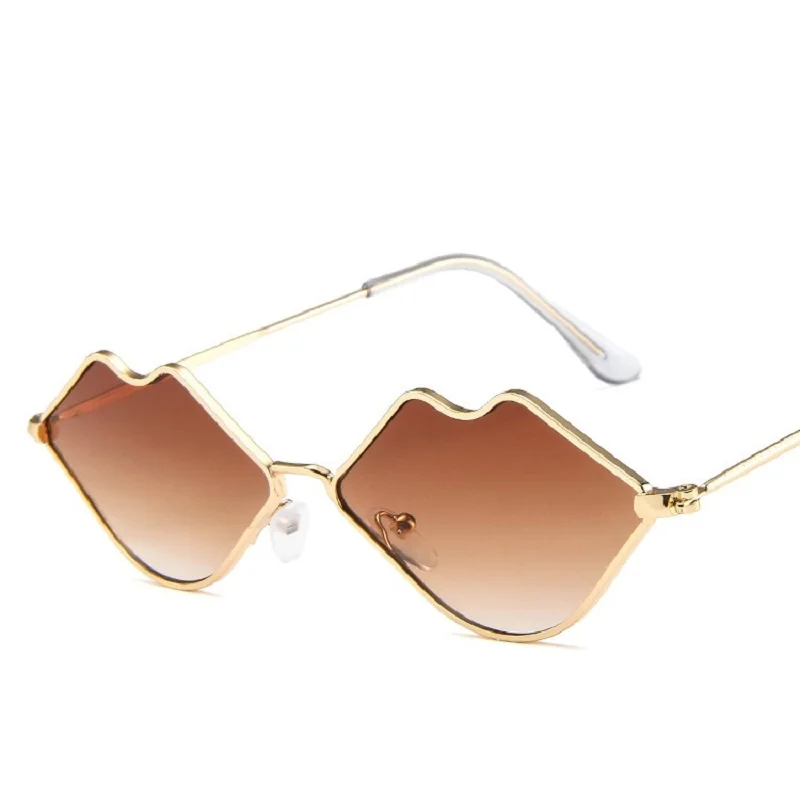 Vintage Lips Sunglasses For Women Wrap Metal Frame Sun Glasses Vintage Small Eyewear Lunette Gafas Luxury Designer Shades Trend
Vintage Lips Sunglasses For Women Wrap Metal Frame Sun Glasses Vintage Small Eyewear Lunette Gafas Luxury Designer Shades Trend