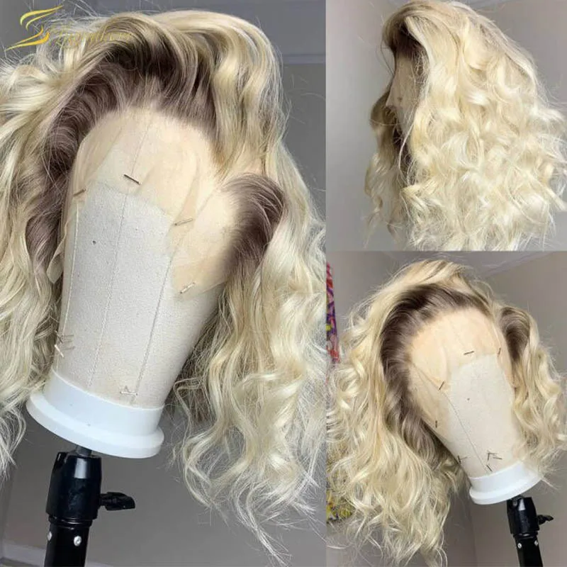 Deep Wave Wig Ombre Blonde 613 Lace Frontal Wig Full Short Curly Bob Wig Human Hair HD Transparent Lace Front Wig Pre Plucked
Deep Wave Wig Ombre Blonde 613 Lace Frontal Wig Full Short Curly Bob Wig Human Hair HD Transparent Lace Front Wig Pre Plucked
