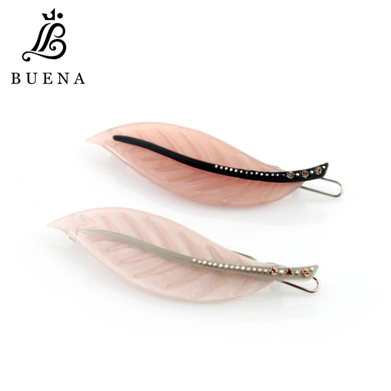 All Season Hair Pin Leaf-Shaped Girls Hairpins Exquisite Gift Hair Pins Acetate Hair Accessories
All Season Hair Pin Leaf-Shaped Girls Hairpins Exquisite Gift Hair Pins Acetate Hair Accessories