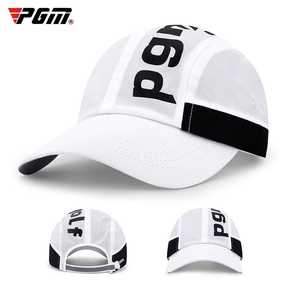 

Кепка для гольфа PGM для мужчин и женщин, спортивная шапка унисекс, дышащая бейсболка с 3D вышивкой, регулируемый солнцезащитный козырек для г...