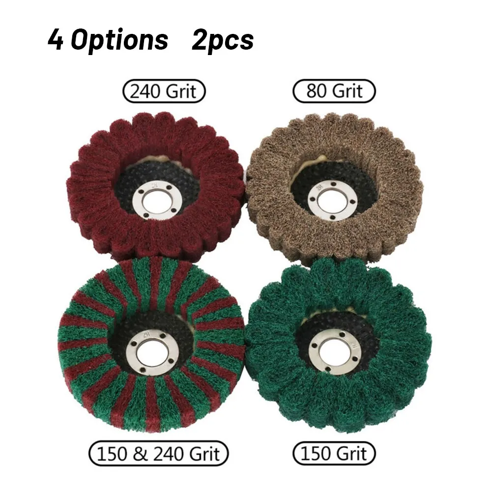 100mm 4Inch Nylon Fiber Flap Polishing Wheel Pad Abrasive Buffing Wheel For Angle Grinder Polishing Abrasive Tools
100mm 4Inch Nylon Fiber Flap Polishing Wheel Pad Abrasive Buffing Wheel For Angle Grinder Polishing Abrasive Tools