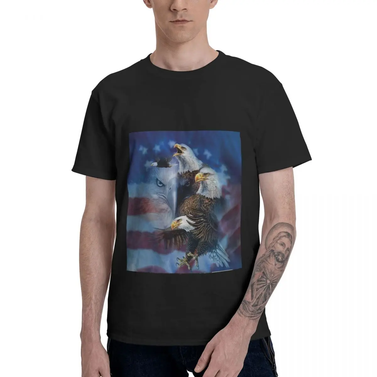 New Eagle fashion cute animal 3D printing men's casual punk T-shirt hip-hop funny unisex short-sleeved T-shirt
New Eagle fashion cute animal 3D printing men's casual punk T-shirt hip-hop funny unisex short-sleeved T-shirt