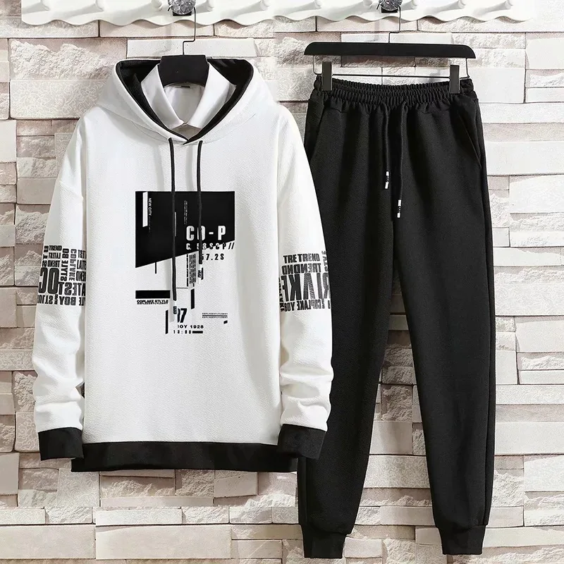 Men Outfit Set Autumn Winter Tracksuit Men's Set Printed Hoodie Sweatshirt and Sweatpants Mens Joggers Set 2PCS Male Clothing
Men Outfit Set Autumn Winter Tracksuit Men's Set Printed Hoodie Sweatshirt and Sweatpants Mens Joggers Set 2PCS Male Clothing