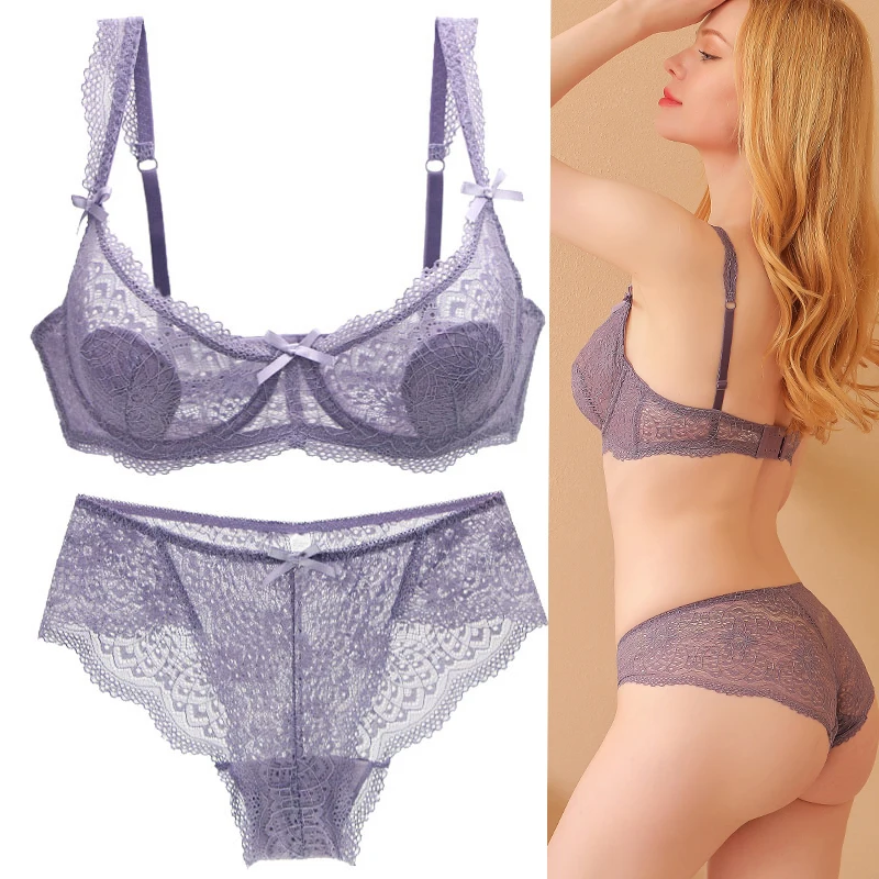 Sexy Ultra Thin Thick Underwear Lace Erotic Female Lingerie Set 32/70 34/75 36/80 38/85 40/90 42/95 44/100 ABCD Cup Bra Panties
Sexy Ultra Thin Thick Underwear Lace Erotic Female Lingerie Set 32/70 34/75 36/80 38/85 40/90 42/95 44/100 ABCD Cup Bra Panties