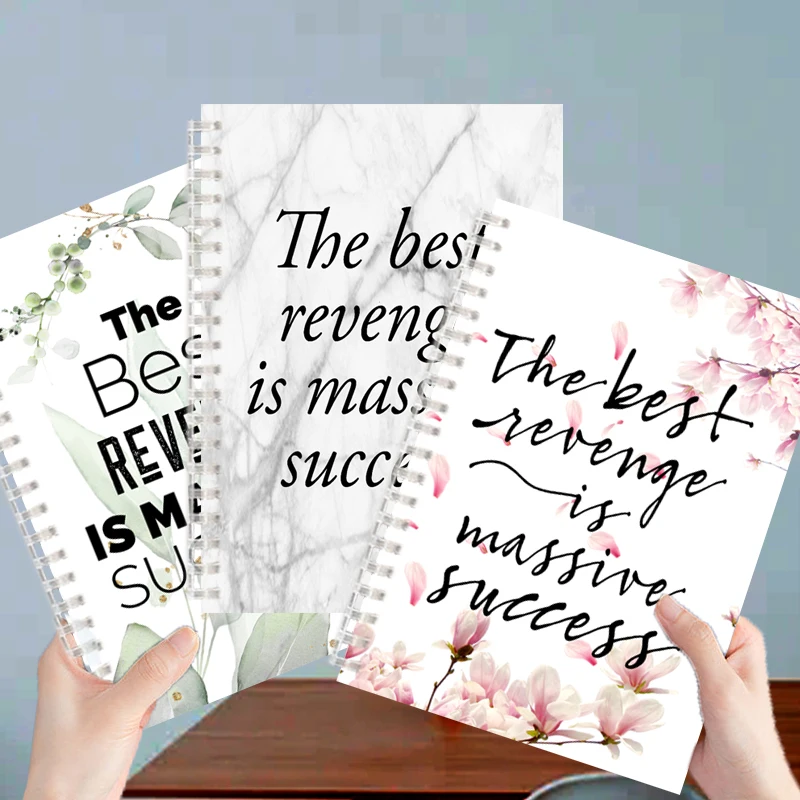 Spiral Notebook Successful Attitude Dream Goals Motivational Quote - The Best Revenge Is Massive Success - Note Book Writing Pad
Spiral Notebook Successful Attitude Dream Goals Motivational Quote - The Best Revenge Is Massive Success - Note Book Writing Pad