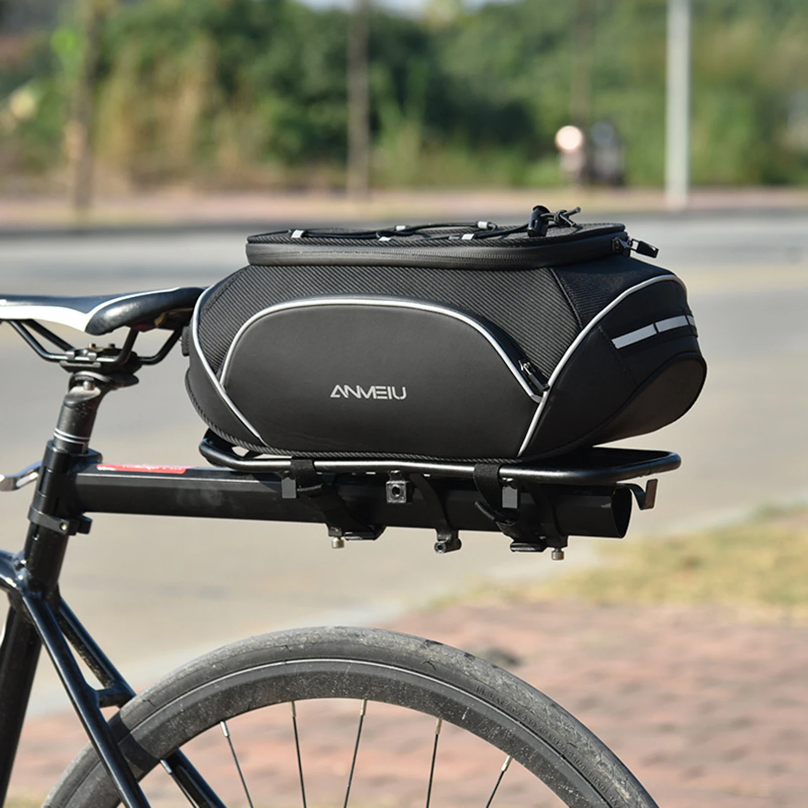 Bicycle Rack Bag Bicycle Rear Seat Bags Waterproof13L Multifunction Reflective Bike Rear Seat Bag For Bikes Night Safe Riding
Bicycle Rack Bag Bicycle Rear Seat Bags Waterproof13L Multifunction Reflective Bike Rear Seat Bag For Bikes Night Safe Riding