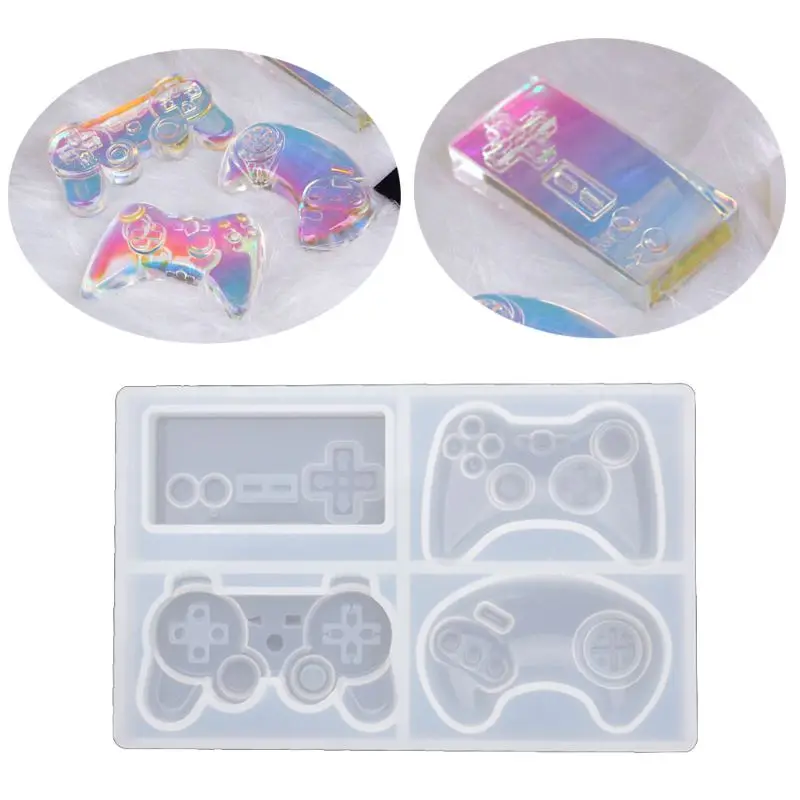 4-Styles Game Consoles Handle Pendant Silicone Resin Mold Game Controller Cake Fondant Mold DIY Jewelry Baking Making Tools
4-Styles Game Consoles Handle Pendant Silicone Resin Mold Game Controller Cake Fondant Mold DIY Jewelry Baking Making Tools