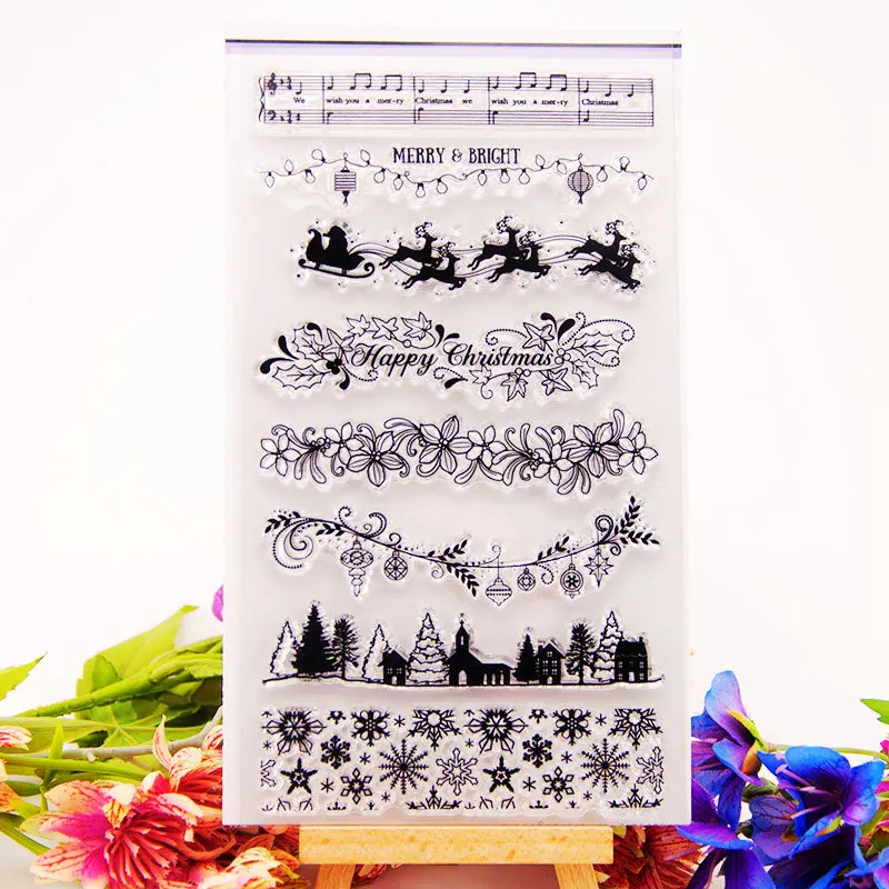 Happy Christmas Stamp Transparent Silicone Seal for DIY Scrapbooking Card Making Photo Album Decor Crafts Supplies Handmade Gift
Happy Christmas Stamp Transparent Silicone Seal for DIY Scrapbooking Card Making Photo Album Decor Crafts Supplies Handmade Gift