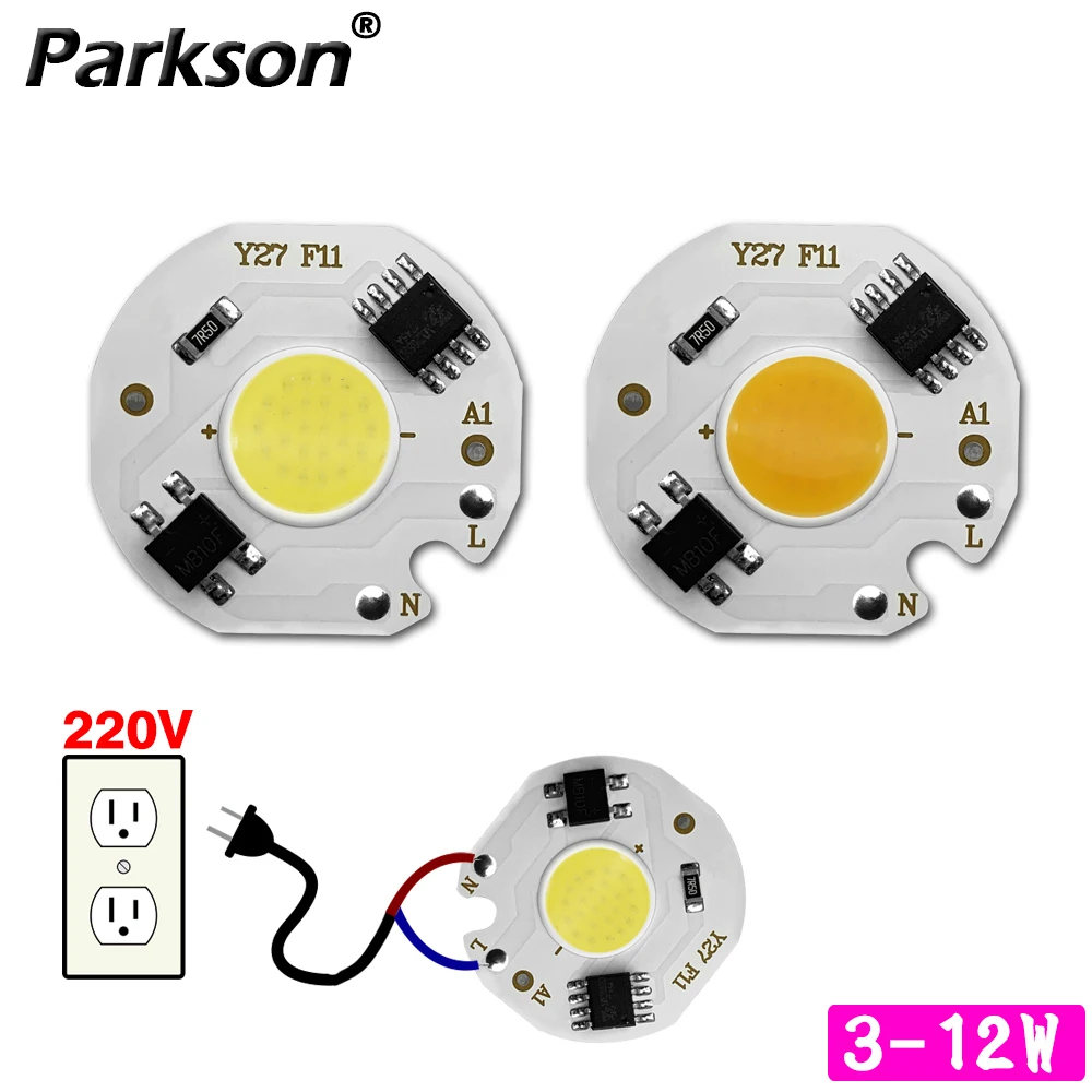 LED CHIP 220V 12W 9W 7W 5W 3W COB Chip LED Lamp Matrix No Need Driver for Spot Lighting Floodlight Diy Ourdoor Lighting 
LED CHIP 220V 12W 9W 7W 5W 3W COB Chip LED Lamp Matrix No Need Driver for Spot Lighting Floodlight Diy Ourdoor Lighting