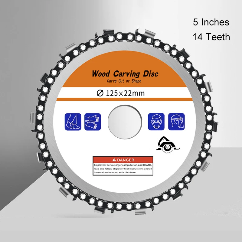 Grinder Wood Carving Disc Grinder Saw Disc for 4''/5" Angle Grinder Chainsaw Grinding Wheel Chain Blade Circular Plate LI
Grinder Wood Carving Disc Grinder Saw Disc for 4''/5" Angle Grinder Chainsaw Grinding Wheel Chain Blade Circular Plate LI