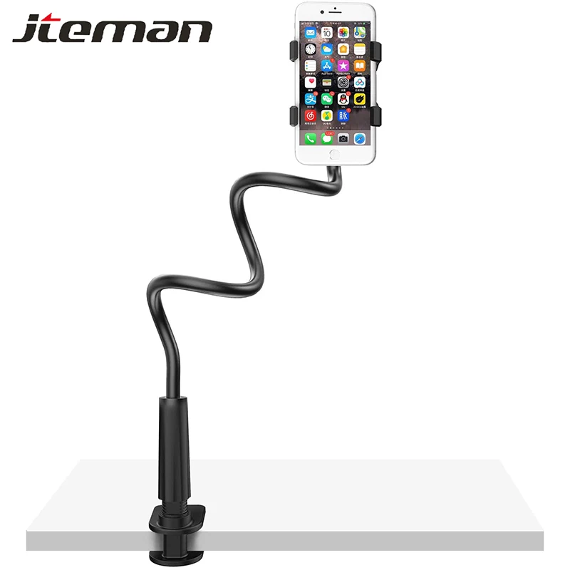 Cell Phone Holder Lazy Bracket Mobile Clip Stand Flexible Long Arm 360°Rotating Mount for iPhone Bed Desk Kitchen Watching Movie
Cell Phone Holder Lazy Bracket Mobile Clip Stand Flexible Long Arm 360°Rotating Mount for iPhone Bed Desk Kitchen Watching Movie