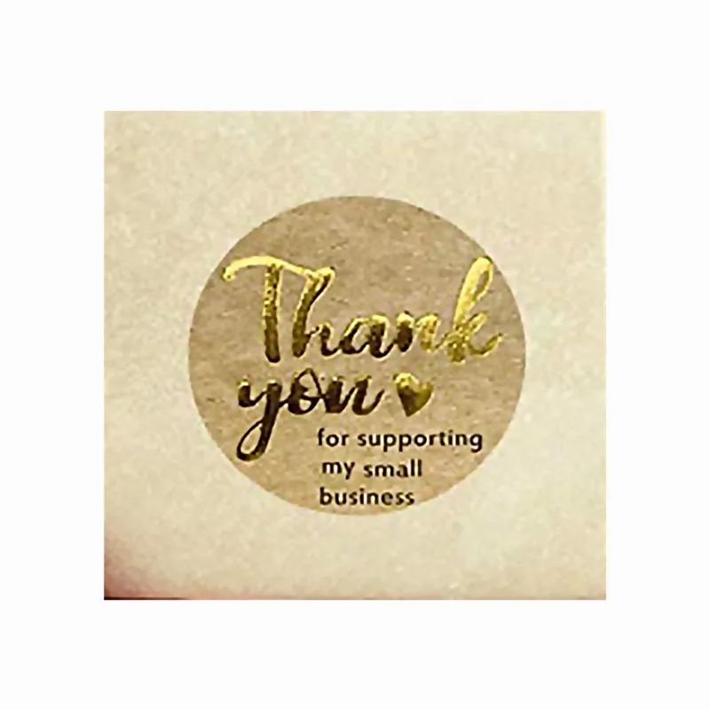500pcs Round Labels Handmade Kraft Paper Golden Packaging Sticker Candy Bag Gift Box Packing Wedding Party Thanks Sticker
500pcs Round Labels Handmade Kraft Paper Golden Packaging Sticker Candy Bag Gift Box Packing Wedding Party Thanks Sticker