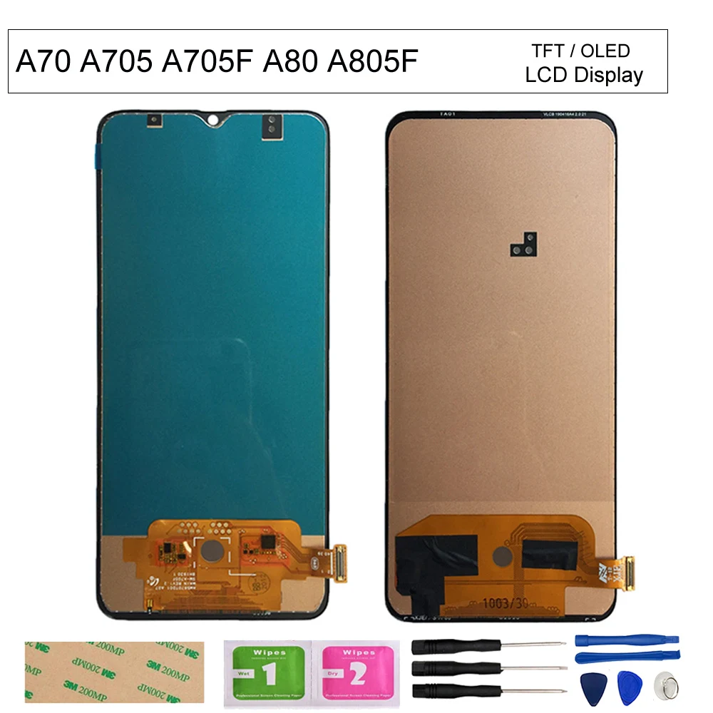 Для SAMSUNG Galaxy A80 A805F ЖК-дисплей для Samsung Galaxy A70 A705 A705F SM-A705MN, ЖК-дисплей, сенсорный экран, дигитайзер, для OLED качества
Для SAMSUNG Galaxy A80 A805F ЖК-дисплей для Samsung Galaxy A70 A705 A705F SM-A705MN, ЖК-дисплей, сенсорный экран, дигитайзер, для OLED качества