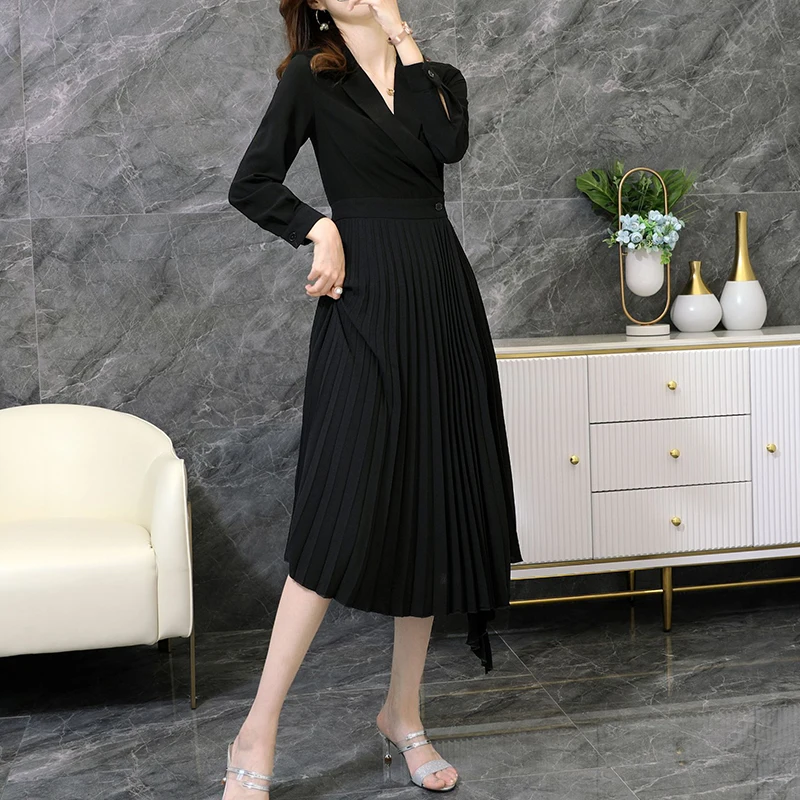 Casual Pleated Adjust waist Women Long Blazer Notched Collar Spring Jackets Autumn Female Outerwear Elegant Coat Plus Size 5XL
Casual Pleated Adjust waist Women Long Blazer Notched Collar Spring Jackets Autumn Female Outerwear Elegant Coat Plus Size 5XL