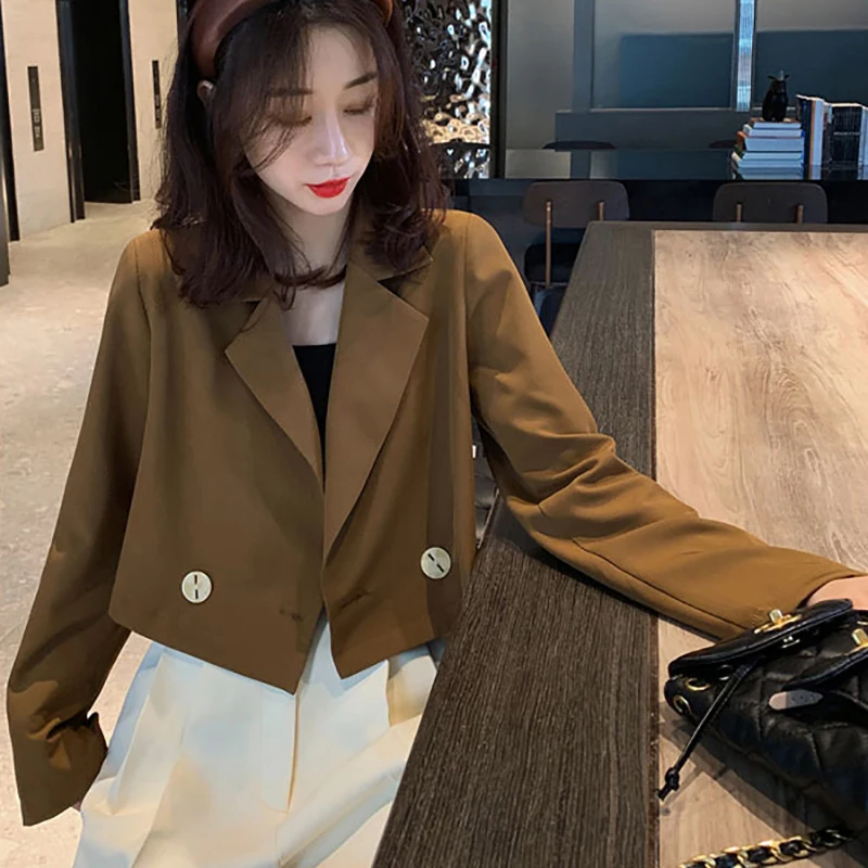 Women Autumn Winter Warm Long-sleeved Lapel Coat Cotton Jacket Solid Color Coat Short Tops
Women Autumn Winter Warm Long-sleeved Lapel Coat Cotton Jacket Solid Color Coat Short Tops