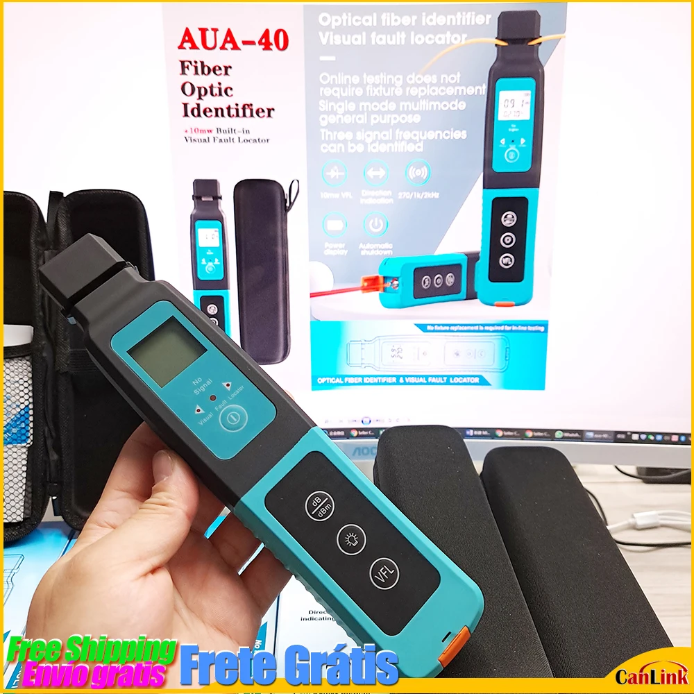 2021 new High quality Fiber Optic Identifier Live Fiber Optical Identifier AUA-40 with Built in 10mw Visual Fault Locator best
2021 new High quality Fiber Optic Identifier Live Fiber Optical Identifier AUA-40 with Built in 10mw Visual Fault Locator best