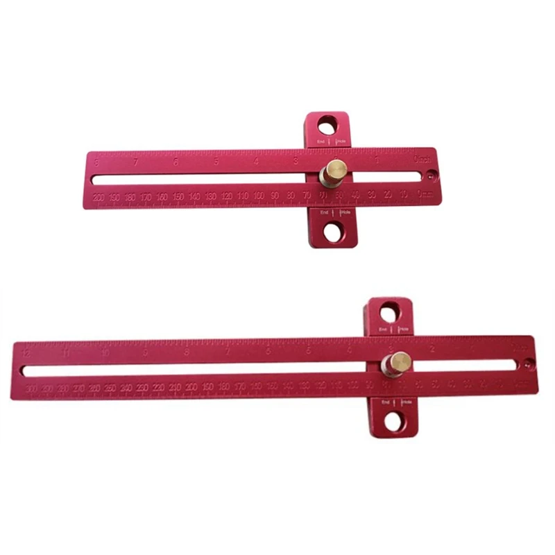 T8DB 12 inch Red T Square Ruler W/ Brass Nut Architect Ruler Drafting Ruler Architectural Triangle Scale Ruler for Woodwork
T8DB 12 inch Red T Square Ruler W/ Brass Nut Architect Ruler Drafting Ruler Architectural Triangle Scale Ruler for Woodwork