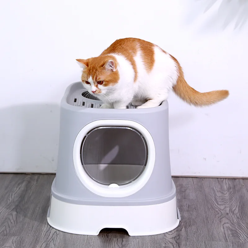 Cat Litter Box Fully Enclosed Litter Box Deodorant And Splash-proof Drawer Type Large Top-in Type Cat Box Cat Litter Tray Cat
Cat Litter Box Fully Enclosed Litter Box Deodorant And Splash-proof Drawer Type Large Top-in Type Cat Box Cat Litter Tray Cat