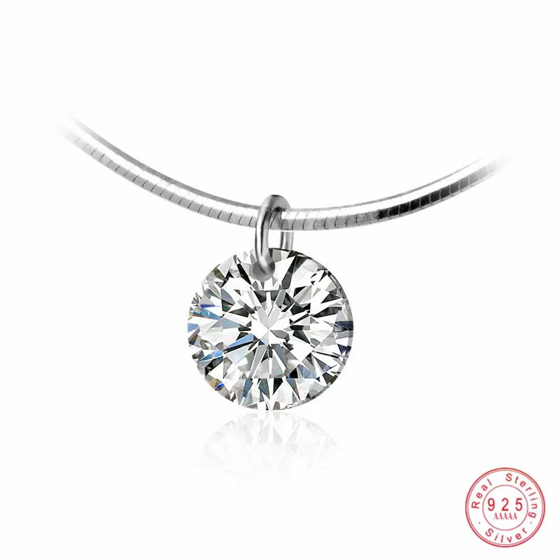 Pure 925 Sterling Silver Dazzling AAA Zircon Round Pendant Necklace for Women Fashion Choker Necklace Fine Jewelry
Pure 925 Sterling Silver Dazzling AAA Zircon Round Pendant Necklace for Women Fashion Choker Necklace Fine Jewelry