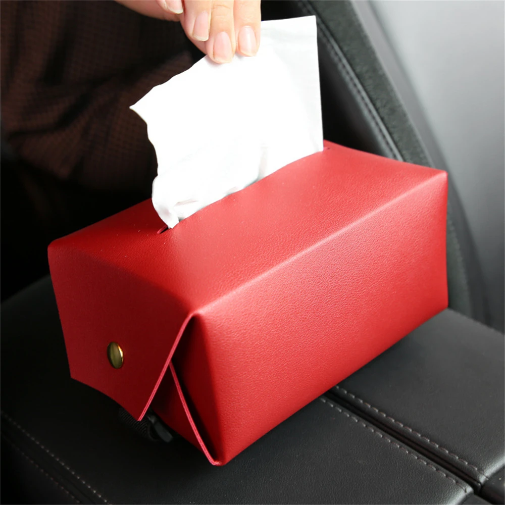 Car Red Color Tissue Box Leather Creative Seat Back Hanging Seat Type Sun Visor Type Multi-Function Bag
Car Red Color Tissue Box Leather Creative Seat Back Hanging Seat Type Sun Visor Type Multi-Function Bag