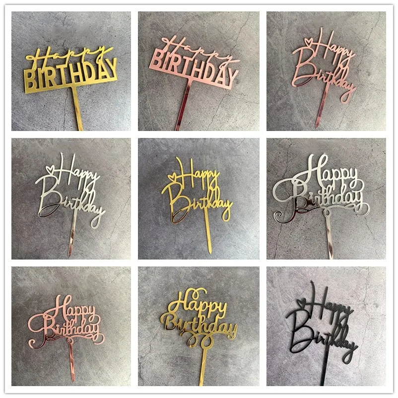 【New Arrival】Happy Birthday Acrylic Cake Topper Cake Insert Birthday Cake Decoration
【New Arrival】Happy Birthday Acrylic Cake Topper Cake Insert Birthday Cake Decoration