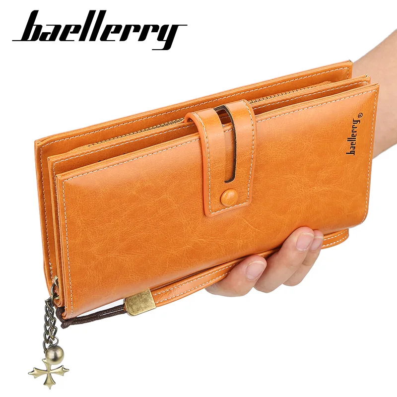 Женская сумка-кошелек baellerry, из вощеной кожи, на молнии, с отделением для монет и карт, мобильный телефон
Женская сумка-кошелек baellerry, из вощеной кожи, на молнии, с отделением для монет и карт, мобильный телефон