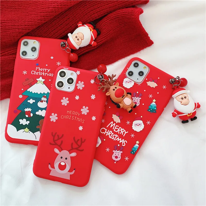 3D Doll Cartoon Christmas Santa Claus Reindeer Tree Soft Phone Case for Iphone 11 12 Pro Max X XS XR 7 8 Plus SE 2020 Cover Gift
3D Doll Cartoon Christmas Santa Claus Reindeer Tree Soft Phone Case for Iphone 11 12 Pro Max X XS XR 7 8 Plus SE 2020 Cover Gift