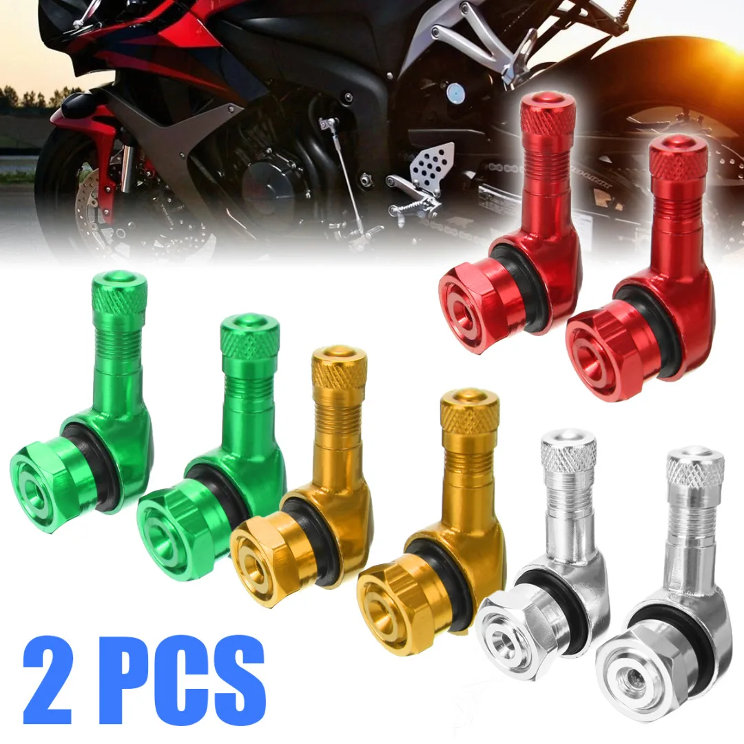2pcs 90 Degree 11.3mm Motorcycle Wheel Tire Valve Stems Caps Aluminum Alloy Rubber Valve Stem Accessories
2pcs 90 Degree 11.3mm Motorcycle Wheel Tire Valve Stems Caps Aluminum Alloy Rubber Valve Stem Accessories