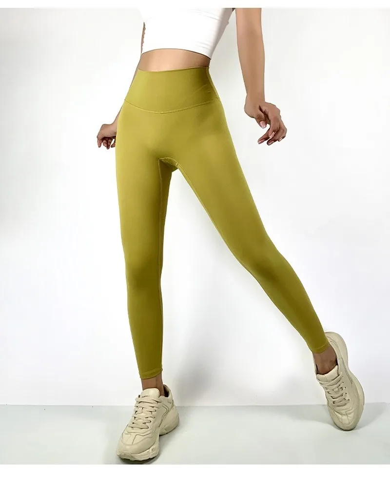 High Waist Solid Color Skin-friendly Nude Fitness Yoga Pants Nine Points Slim Hip Sweatpants Women Squat Proof Trousers Workout
High Waist Solid Color Skin-friendly Nude Fitness Yoga Pants Nine Points Slim Hip Sweatpants Women Squat Proof Trousers Workout