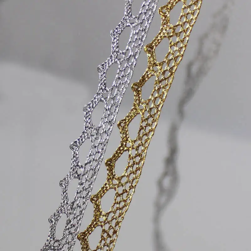 Cusack 9 meter 0.7 cm Lace Trim Ribbon Gold Silver for Garments Home Textiles Trimmings DIY Crafts Cake Decor Lace Fabric
Cusack 9 meter 0.7 cm Lace Trim Ribbon Gold Silver for Garments Home Textiles Trimmings DIY Crafts Cake Decor Lace Fabric