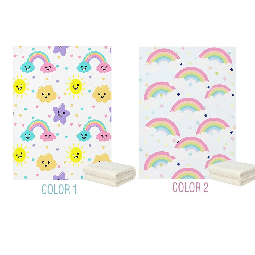 LVYZIHO Personalized Baby Blanket Clouds/Rainbow Baby Girl/Boy Blanket - 30x40 / 48x60 / 60x80 Inches - Fleece Blanket
LVYZIHO Personalized Baby Blanket Clouds/Rainbow Baby Girl/Boy Blanket - 30x40 / 48x60 / 60x80 Inches - Fleece Blanket