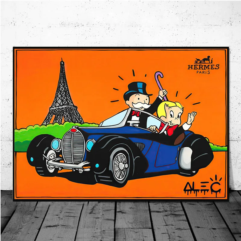 Alec Monopoly Money Graffiti Art Interior Canvas Painting Posters and Prints Wall Art for Living Room Home Decoration Frameless
Alec Monopoly Money Graffiti Art Interior Canvas Painting Posters and Prints Wall Art for Living Room Home Decoration Frameless