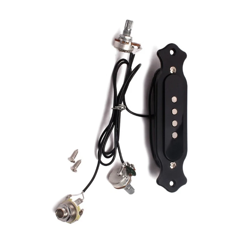 Soundhole Prewired Active Pickup 4 String For Cigar Box Guitar Parts Accessories
Soundhole Prewired Active Pickup 4 String For Cigar Box Guitar Parts Accessories