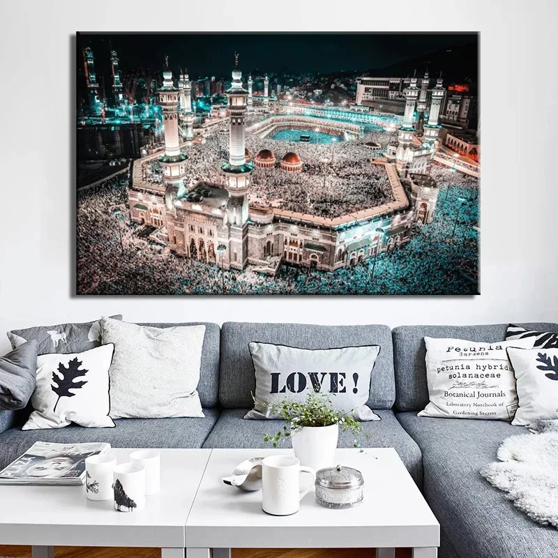 Mecca Islamic The Caaba Landscape Canvas Painting Posters and Prints Wall Art Prints Wall Decoration for Living Room Cuadros
Mecca Islamic The Caaba Landscape Canvas Painting Posters and Prints Wall Art Prints Wall Decoration for Living Room Cuadros