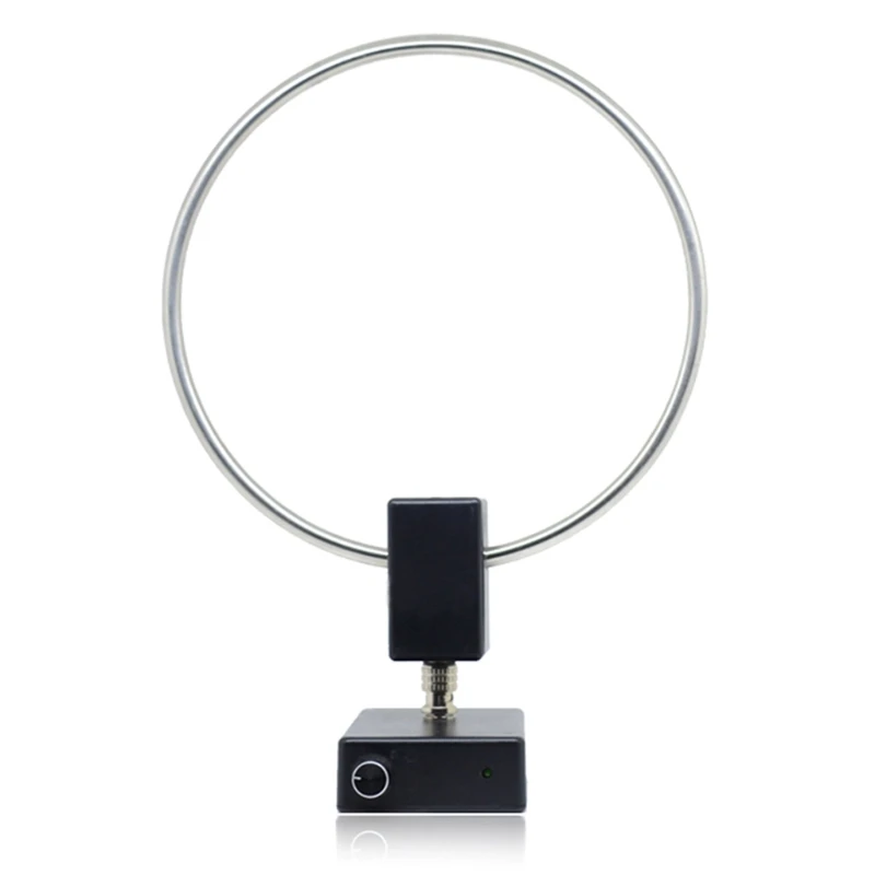 Durable Stainless Stee Loop Antenna 20cm Diameter SW 2.30-30MHz Active Short Wave Receiving Antenna Fit for GA450
Durable Stainless Stee Loop Antenna 20cm Diameter SW 2.30-30MHz Active Short Wave Receiving Antenna Fit for GA450