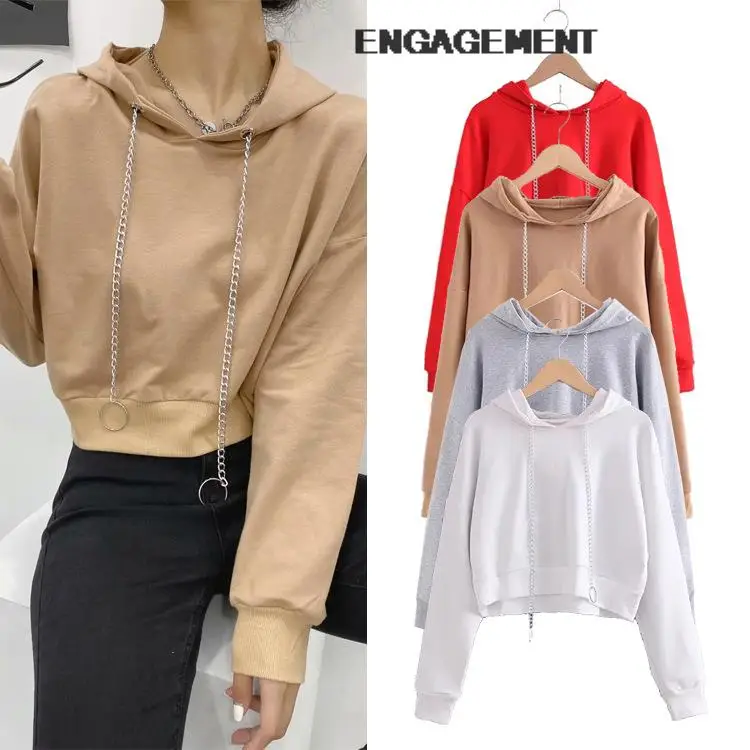 ENGAGEMENT Street hipster chain clause hoodies sweater autumn Women loose shoulder sleeve short winter tops teens Za 2021 Trafal
ENGAGEMENT Street hipster chain clause hoodies sweater autumn Women loose shoulder sleeve short winter tops teens Za 2021 Trafal