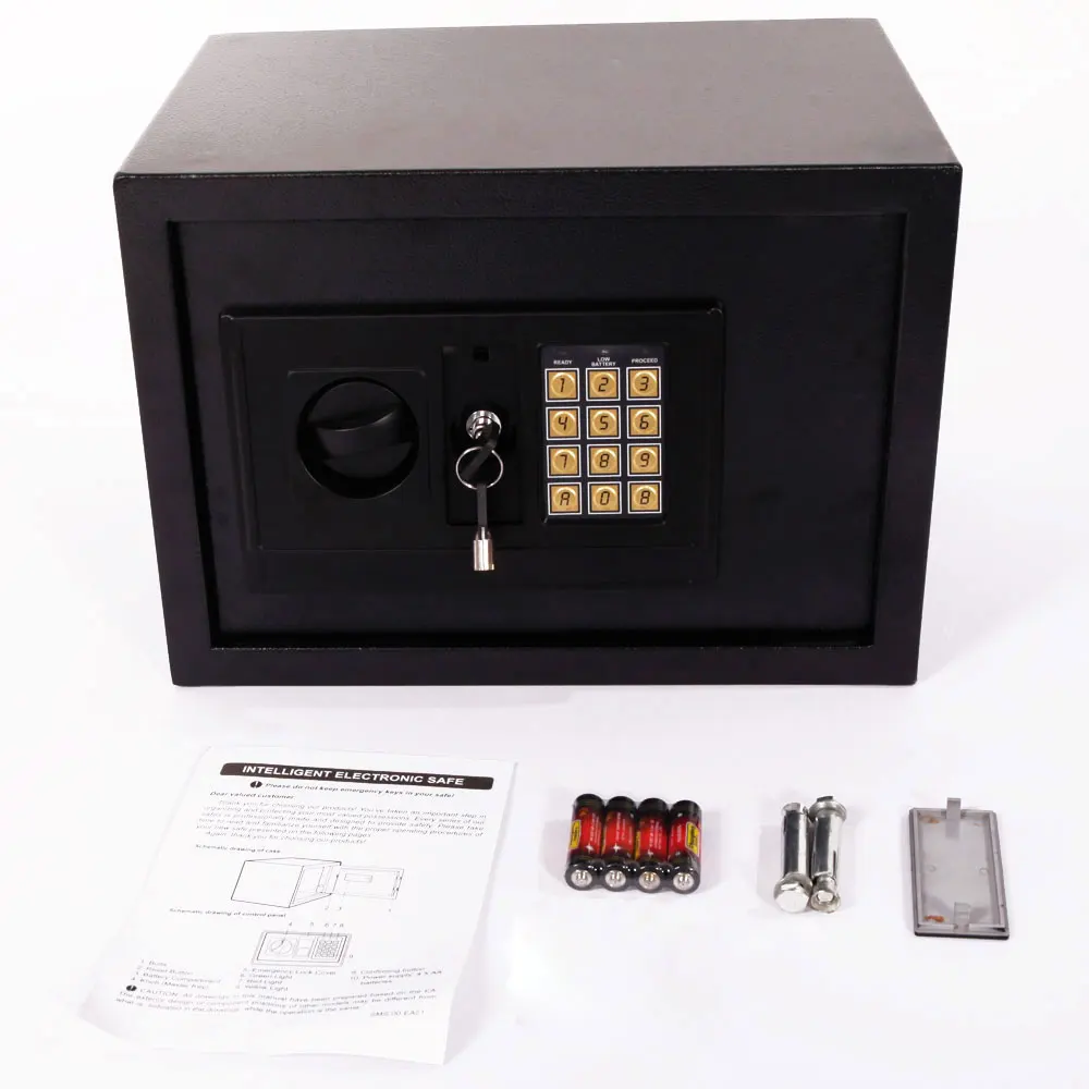 

Digital Safe Box Keypad Double Depository Money Bank Safety Security Box 77.5X37X36cm Jewelry Document Secret Stash Strongbox