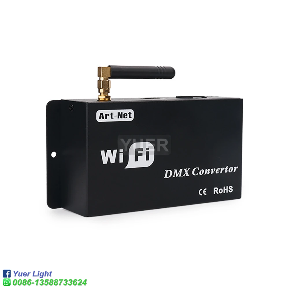 Новый DMX контроллер WiFi управляется системой Android или IOS Wifi многоточечный WF310 512