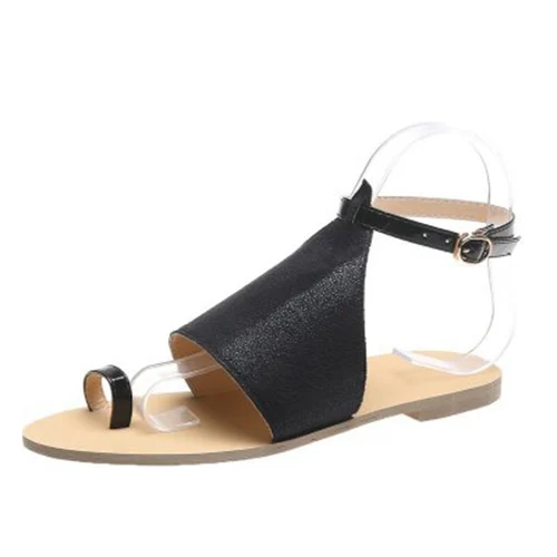 Women Rome Sandals Woman Comfortable Clip Toe Ankle Buckle Flats Female Slingback Flats Ladies Beach Shoes Women's Plus Size2021
Women Rome Sandals Woman Comfortable Clip Toe Ankle Buckle Flats Female Slingback Flats Ladies Beach Shoes Women's Plus Size2021