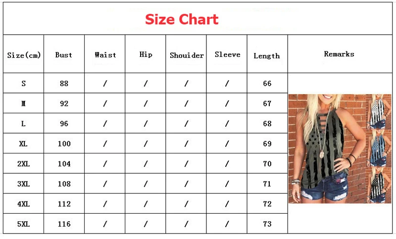 2020 Hollow Out Tank Top Women Summer Sleeveless Tees 2020 Sexy Tanks Casual Female Fashion American Flag Print Plus Size Tops
2020 Hollow Out Tank Top Women Summer Sleeveless Tees 2020 Sexy Tanks Casual Female Fashion American Flag Print Plus Size Tops