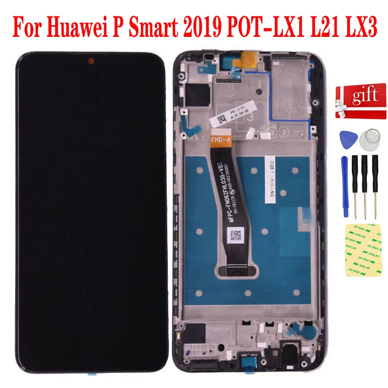 For Huawei P Smart 2019 LCD Screen POT-LX1 L21 LX3 LCD Display Matrix Panel Touch Screen Digitizer Sensor Assembly Frame
For Huawei P Smart 2019 LCD Screen POT-LX1 L21 LX3 LCD Display Matrix Panel Touch Screen Digitizer Sensor Assembly Frame