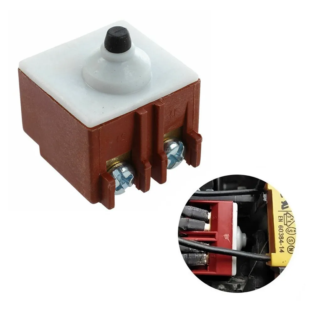 AC 250V 6A 125V/12A DPST NO Push Button Switch For Bosch GWS6/7-100 Dong Cheng FF03-100A Angle Grinder Hand Drill Water Drill
AC 250V 6A 125V/12A DPST NO Push Button Switch For Bosch GWS6/7-100 Dong Cheng FF03-100A Angle Grinder Hand Drill Water Drill