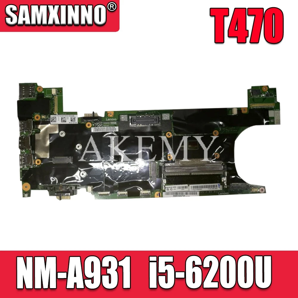 SAMXINNO для For Lenovo Thinkpad T470 NM-A931 Laotop материнская плата NM-A931 материнская плата с i5-6200U CPU
SAMXINNO для For Lenovo Thinkpad T470 NM-A931 Laotop материнская плата NM-A931 материнская плата с i5-6200U CPU