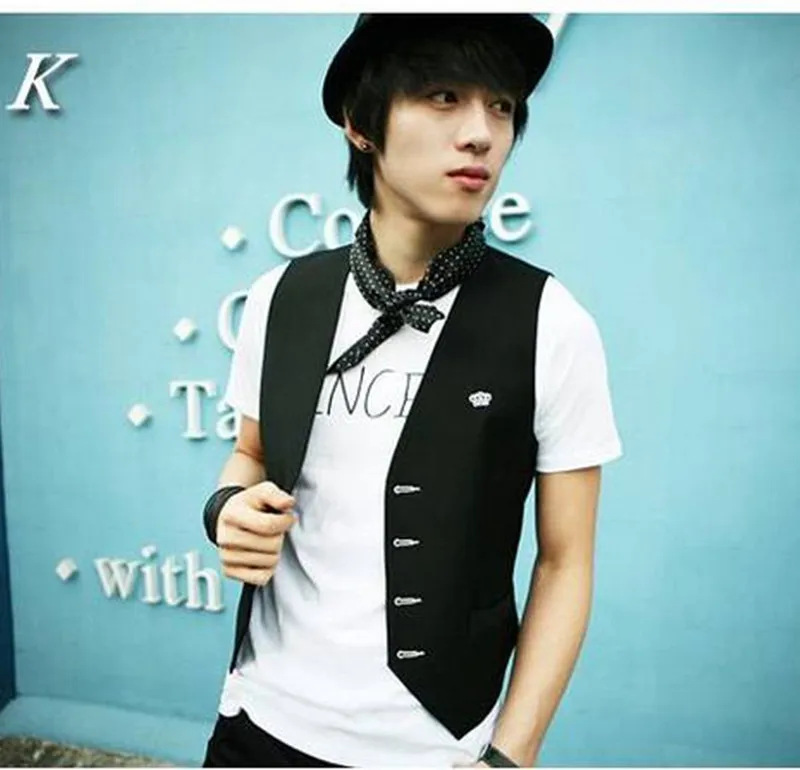 Men's small waistcoat men's Korean version of trendy men's wear waistcoat men's slim fit handsome fashion vest clip
Men's small waistcoat men's Korean version of trendy men's wear waistcoat men's slim fit handsome fashion vest clip