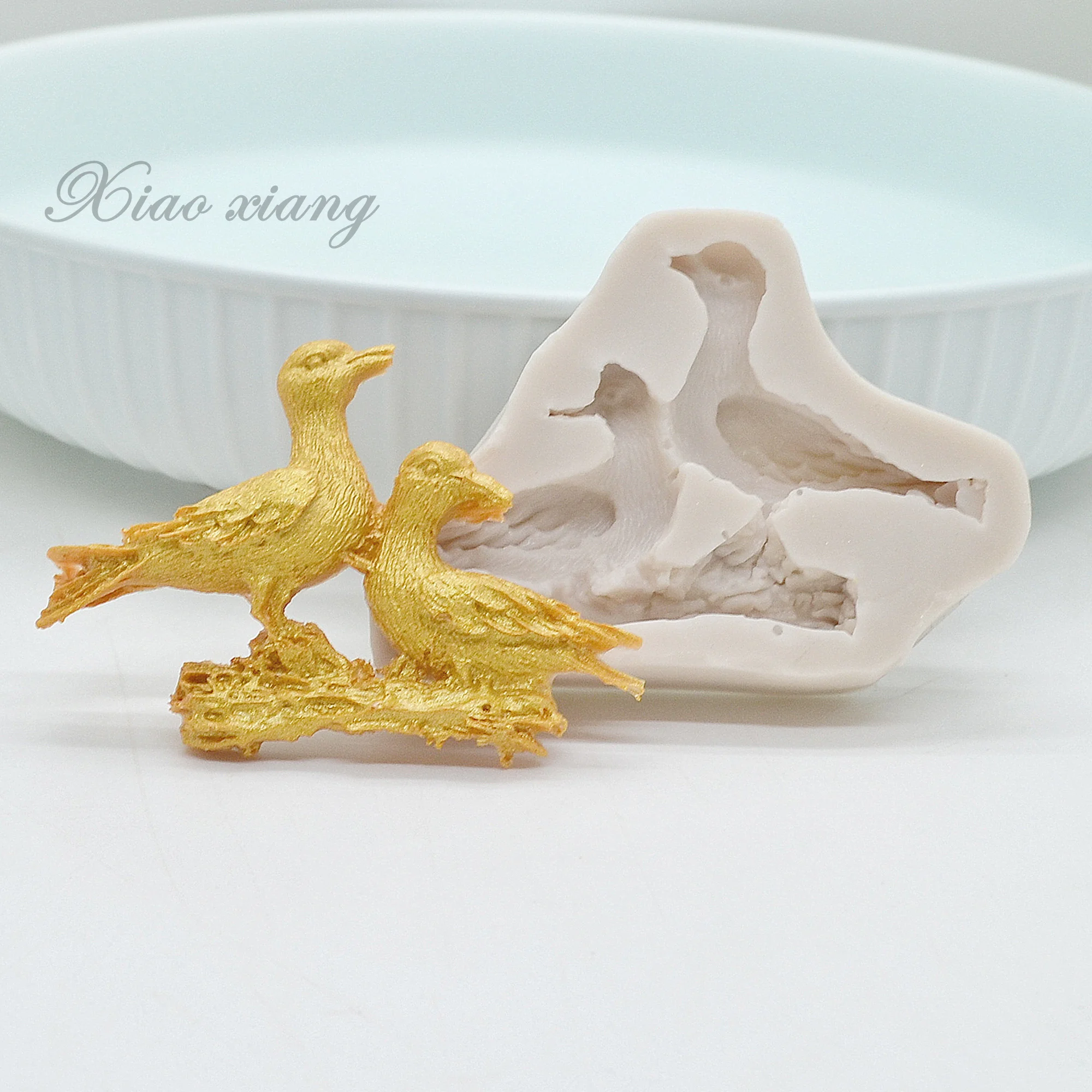 3D птицы Силиконовые формы Шоколадные конфеты самостоятельного изготовления