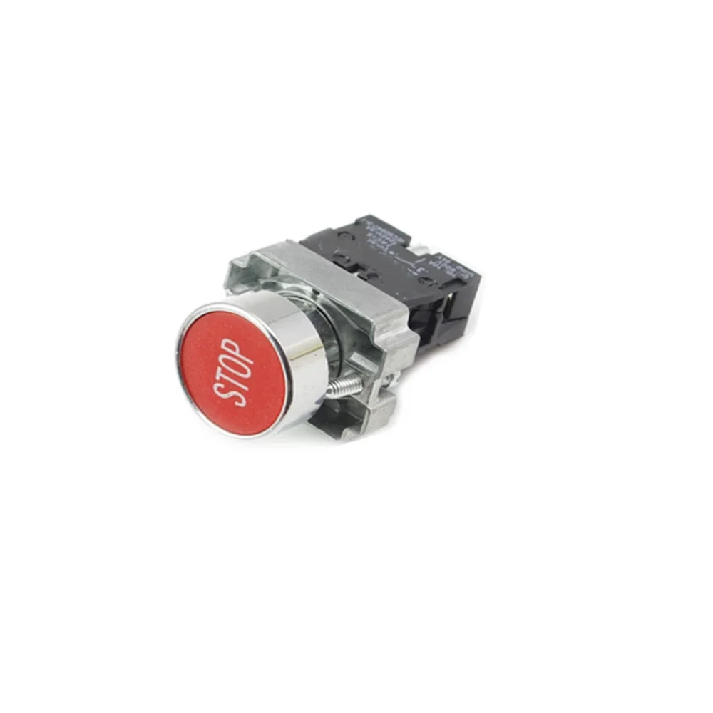 XB2-BA4342C Momentary Red Flush Push button Switches With Symbol logo 1N/C Spring Return mounting dia 22mmXB2-BA4322C | Строительство и