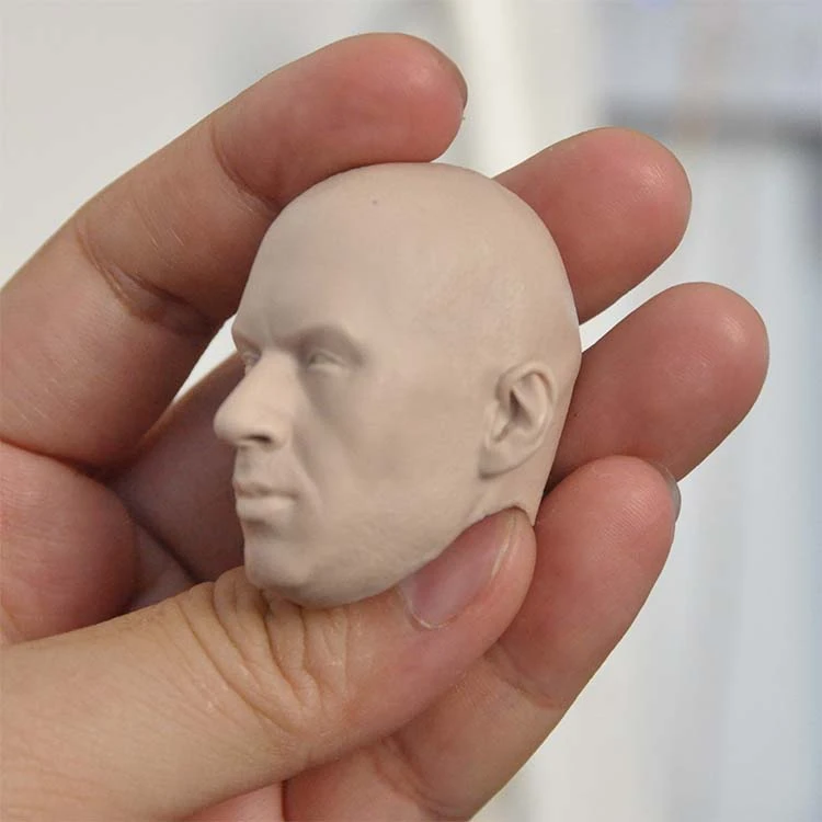 1/6 Scale Vin Diesel Unpainted Male Head Models for 12''Figures Body Toys Gifts Collections DIY
1/6 Scale Vin Diesel Unpainted Male Head Models for 12''Figures Body Toys Gifts Collections DIY