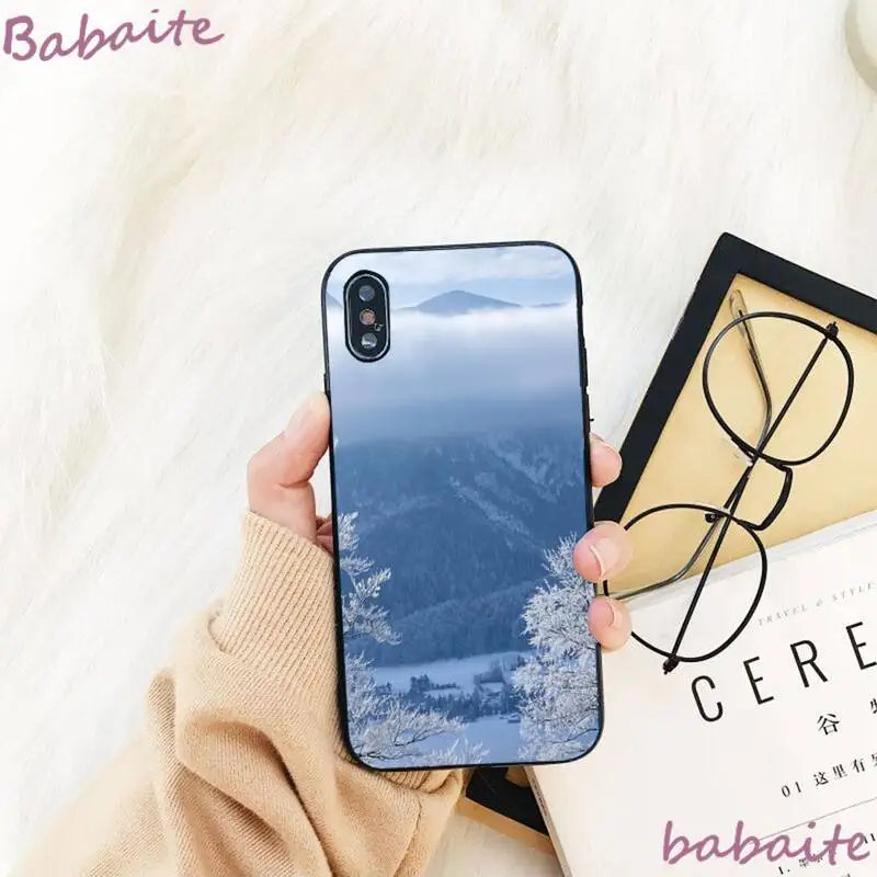 Babaite Landscape Winter Snow Soft Phone Cover For iPhone 8 7 6 6S Plus X XS MAX 5 5S SE XR 11 11pro promax 12 12Pro Promax
Babaite Landscape Winter Snow Soft Phone Cover For iPhone 8 7 6 6S Plus X XS MAX 5 5S SE XR 11 11pro promax 12 12Pro Promax