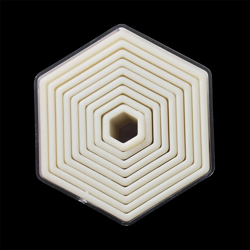 Hexagonal Cake Mold Stainless Steel Cake Cutter Hexagon Shape Silver Molding Mousse Circle Baking Tools For Cakes
Hexagonal Cake Mold Stainless Steel Cake Cutter Hexagon Shape Silver Molding Mousse Circle Baking Tools For Cakes