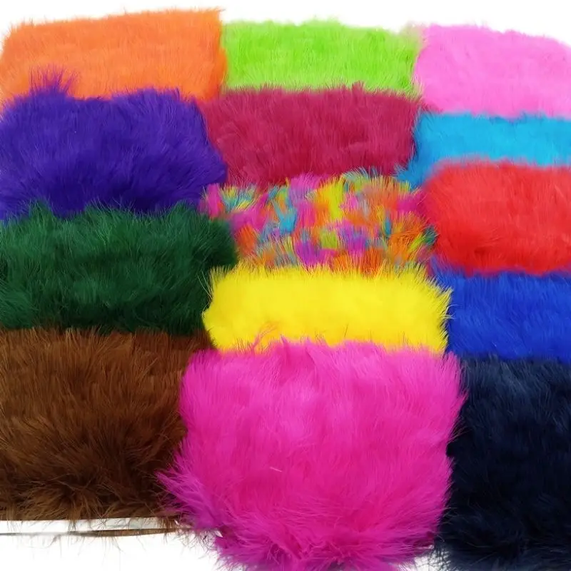 1yard Fluffy Turkey Feather Trim Dyed Marabou Plumes Ribbon for Wedding Party Dress Christmas Decoration Sewing Crafts 8-10cm
1yard Fluffy Turkey Feather Trim Dyed Marabou Plumes Ribbon for Wedding Party Dress Christmas Decoration Sewing Crafts 8-10cm